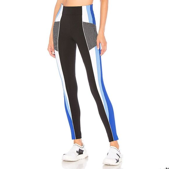 Revolve NO KA OI Black Blue White Leggings 1 Women - Picture 1 of 13